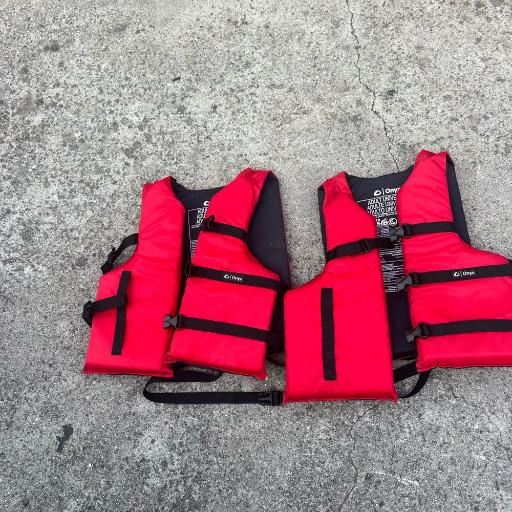 Onyx Red and Black Safety Vests